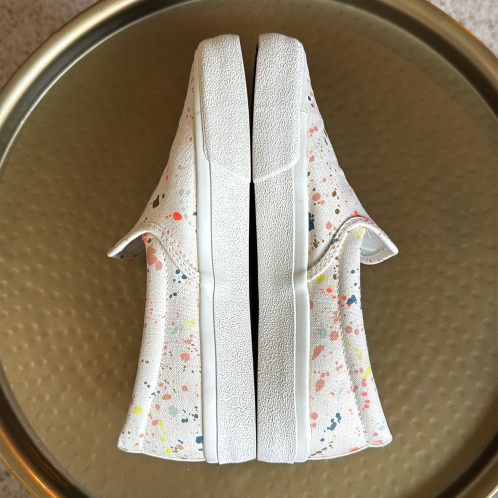 Madewell Sidewalk Slip-On Sneakers in Paint Spattered Recycled Canvas - Picture 9 of 15